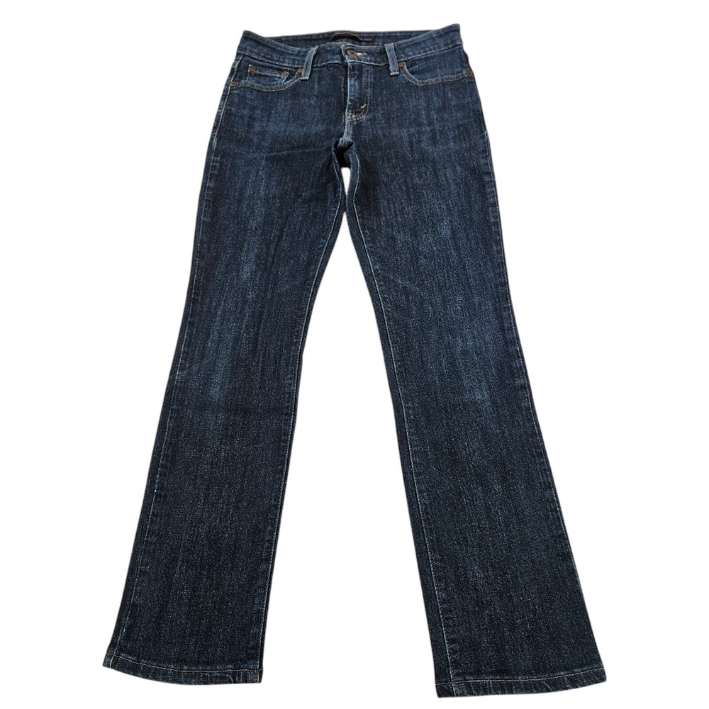 Levi's Mid Rise Skinny Jeans Womens 4 S/C Dark Wash Indigo Stretch Denim Casual